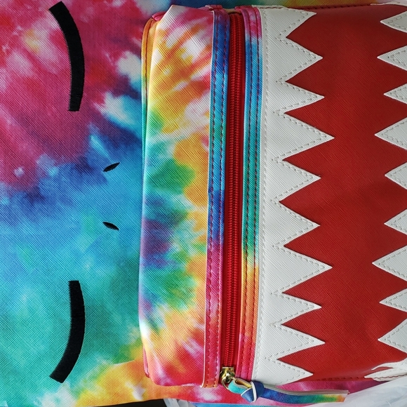 Tie Dye Shark Unicorn Backpack - Picture 5 of 10